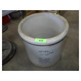 VINTAGE 10 GALLON WESTERN CROCK W/ CRACK