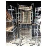 ROLLING STORAGE RACK  23 x 26 x 77