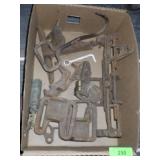 VINTAGE LOG SPLITTER & ASST. IMPLEMENTS