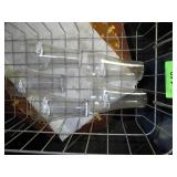 COCA COLA GLASSES IN WIRE BASKET