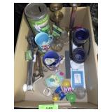 VINTAGE NESTLE QUIK CUPS, CANDLE HOLDERS, PLANT>>>