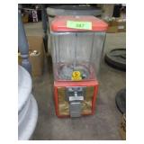 VINTAGE 5 CENT GUMBALL MACHINE - MORRIS, IL