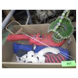 2 VINTAGE HANDMADE DRAFT STOPPERS, SAFETY PIN>>>