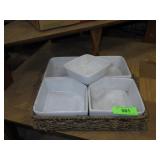 WORLDWIDE SERVER IN BASKET (NEEDS CLEANED)