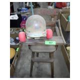 VINTAGE DOLL HIGH CHAIR & FISHER PRICE CORN>>>>