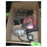 RETRACTABLE TROUBLE LIGHT, BORING BITS