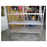 ROLLING STORAGE RACK 48" x 24" x 62"