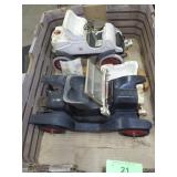 2 LIQUOR DECANTERS **NO SHIPPING** - SEE PICS FOR>