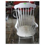 PAINTED WOODEN ROCKER
