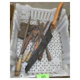 AXE HEAD, TREE SAW, PIPE WRENCH, ETC