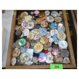 ASST. PINBACK BUTTONS (SEE PICS FOR CONDITION)