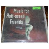 1962 MUSIC FOR HALF-ASSED FRIENDS GAG CARD