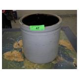 VINTAGE 2 GALLON STONEWARE CROCK