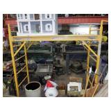 SCAFFOLDING W/ REPAIRED LEG (SEE PICS)