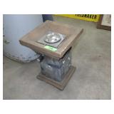 OUTDOOR GAS FIREPLACE (UNTESTED)