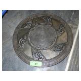 VINTAGE 15 1/2" CAST IRON FLOOR GRATE (NEEDS >>>>>