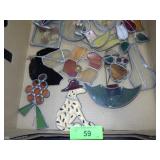 ASST. STAINED GLASS SUNCATCHERS