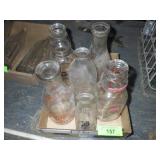 ASST. VINTAGE MILK BOTTLES