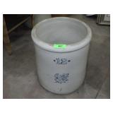 VINTAGE 12 GALLON WESTERN CROCK **NO SHIPPING**