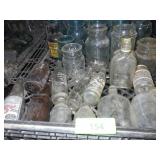 ASST. VINTAGE BOTTLES & CANNING JARS