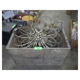 ASST. METAL WALL ART, RUG BEATER, CANNING JAR>>>