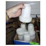 VINTAGE HAND PAINTED LIGHT SHADES