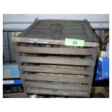 VINTAGE WOODEN EGG CRATE