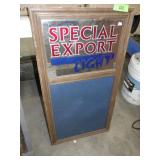 SPECIAL EXPORTS BAR MIRROR CHALKBOARD 16 1/2 x 31