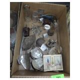 VINTAGE ROLLER SKATES, SADIRON, INSULATORS, MILK >