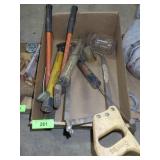 VINTAGE SPRAYERS, LOPPERS, GREAT NECK SAW