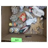 PIANO MUSIC BOX, FIGURINES, MINNIE MOUSE FRAME