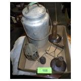 VINTAGE MILK CAN & HOG SCRAPPERS, JAR GRABBER>>>