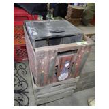 3 VINTAGE WOODEN CRATES