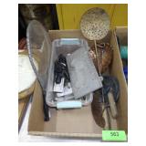 ALUMINUM ARISTOCRATS SIGN, NET, LADLE, CHOPPER>>>