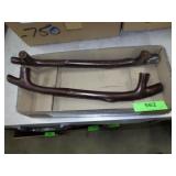 16" DOOR HANDLES (12" HOLE TO HOLE) - SOLID BRASS