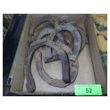 VINTAGE RUSTY HORSESHOES