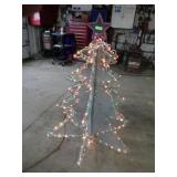 62" FOLDING LIGHTED CHRISTMAS TREE