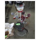 2 SNOWMEN DECOR