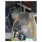 VINTAGE SCONCE / LIGHT, TOASTER, PIPE CLAMP