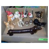 ASST. S&P SHAKERS (CHIP ON ROOSTERS TAIL FEATHER)