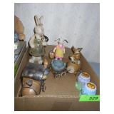 EASTER DECOR- EGG TRAIN, CANDLESTICK HOLDERS>>>