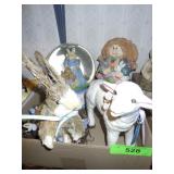 CERAMIC LAMB, SISAL EASTER BUNNY IN NEST, EASTER>>