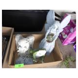 RESIN YARD ART (FAIRY HAS REPAIR), WELCOME FROG>>>