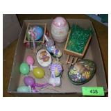 ASST. EASTER DECOR - WHEELBARROW, CART, NESTING>>>