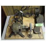 VTG  HAMILTON BEACH FOOT OPERATED GRINDING WHEEL>>