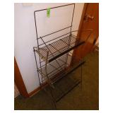 VINTAGE MCM WIRE & SHELF  20 x 15 x 44