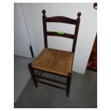 VINTAGE CHAIR W/ RUSH SEAT