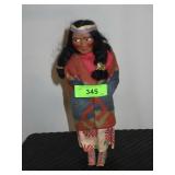 VINTAGE BULLY GOOD SKOOKUM DOLL 12 1/4'