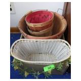 VINTAGE BIKE BASKET, ASST APPLE BASKETS