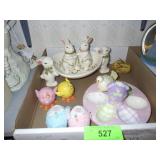 ASST. EASTER DECOR, SPRING CHICKS S&P, BUNNY S&P>>